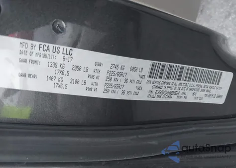 2017 Dodge Grand Caravan Sxt from USA, damaged, VIN 2C4RDGCG0HR859622